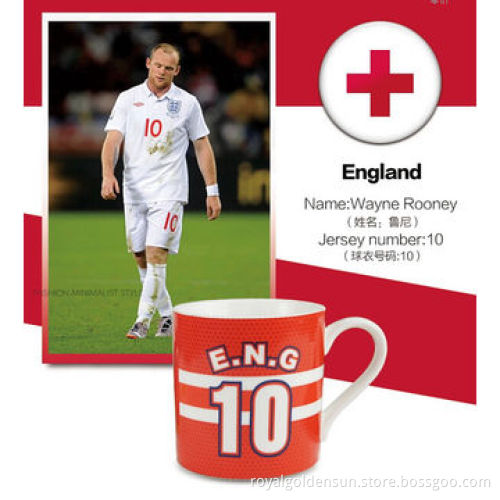 soccer cup ceramic mugs